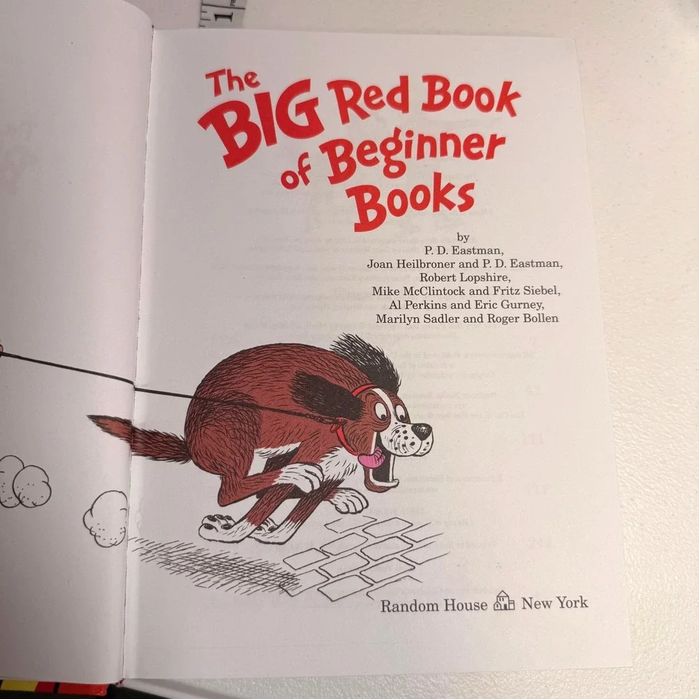 Random House The Big Red Book of Beginner Books Hardcover 6 Stories Anthology
